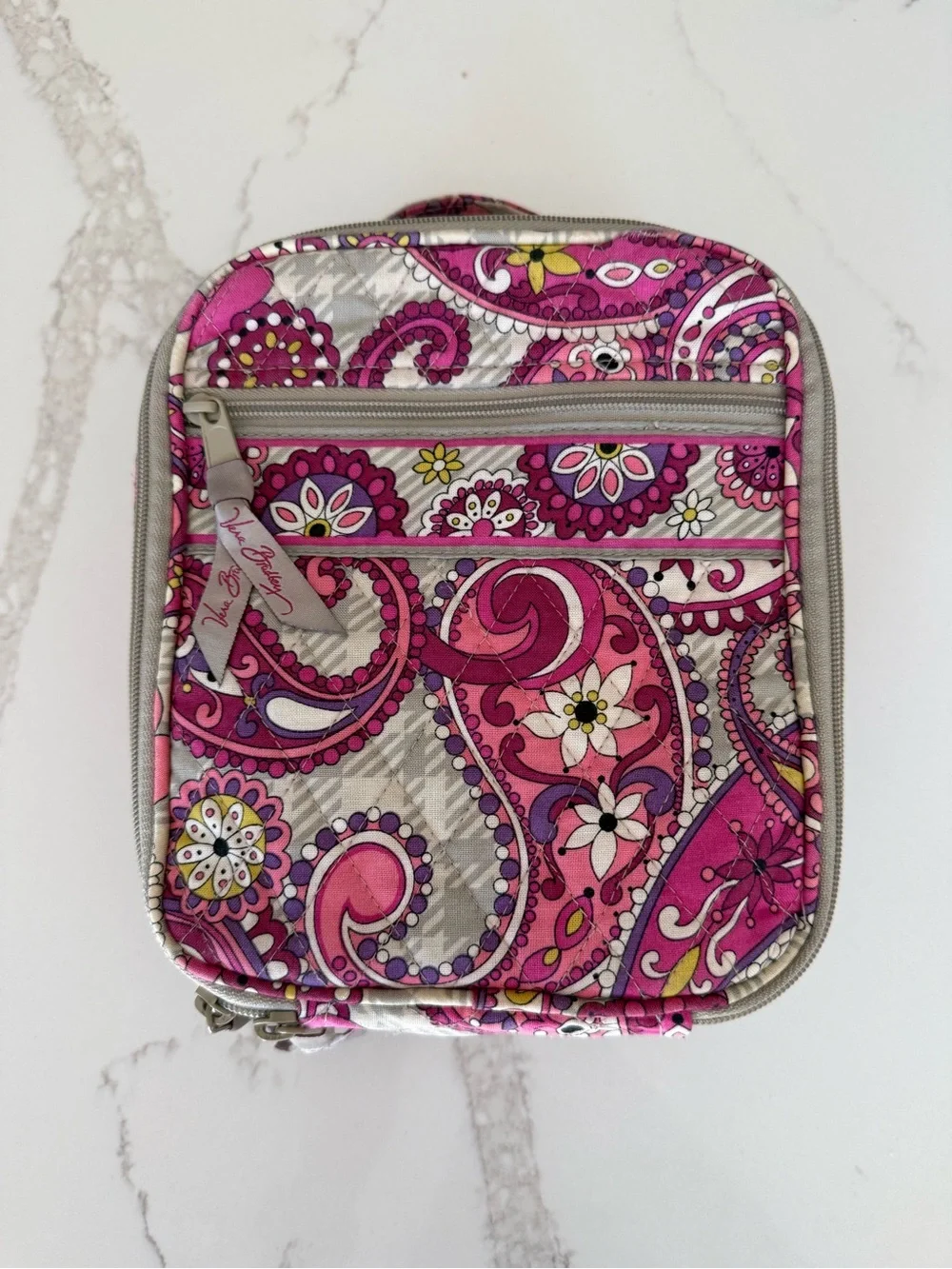 Vera Bradley Pink Paisley lunchbox